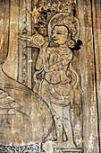 Bagan Myanmar. Mural paintings of the Thambula temple. 